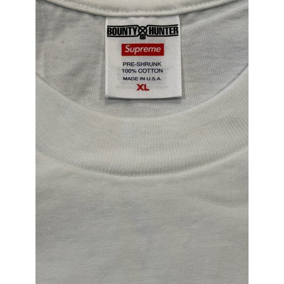 Supreme 2023 Supreme x Bounty Hunter Wolf Tee 'White'*NEW w/out tags*XL - Picture 4 of 6